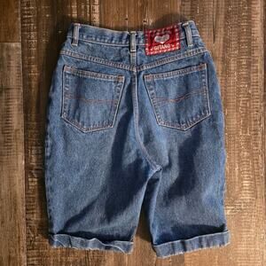 Gitano Vintage 80s High Waist Cuffed Hem Jean Shorts Women's Size 7/8